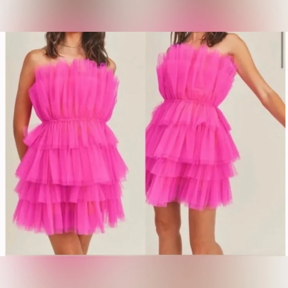 Mable pink Toole minidress. NWOT - Picture 2 of 3